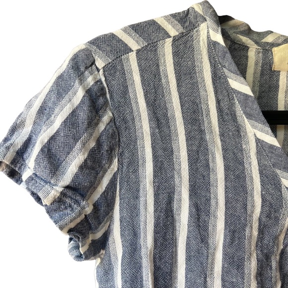 Cloth & Stone Linen Blend Relaxed Stripe Top - Picture 3 of 9